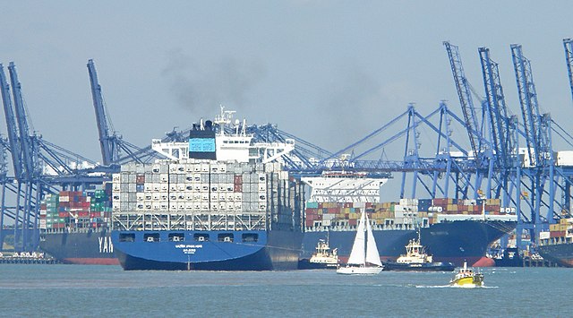 Image of Felixstowe docks